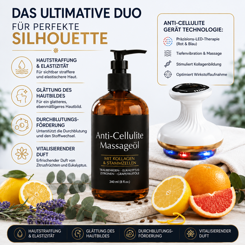Celluva - Cellulite Massage-Öl