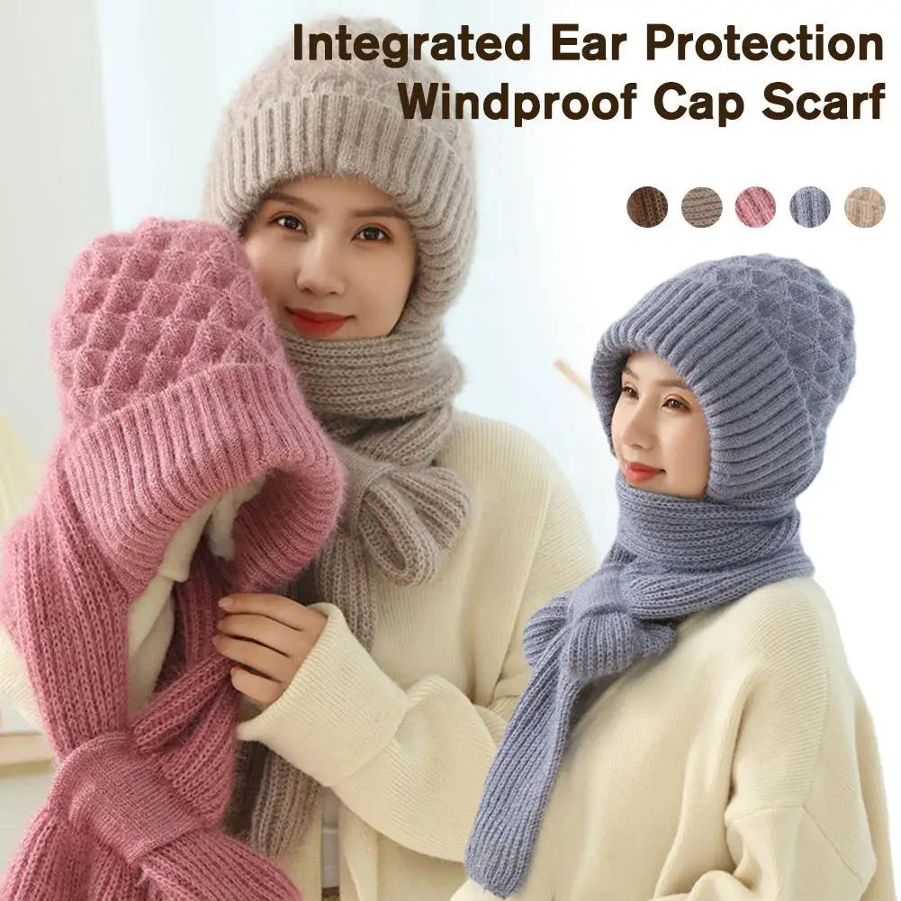 Écharpe coupe-vent avec protection auditive intégrée
