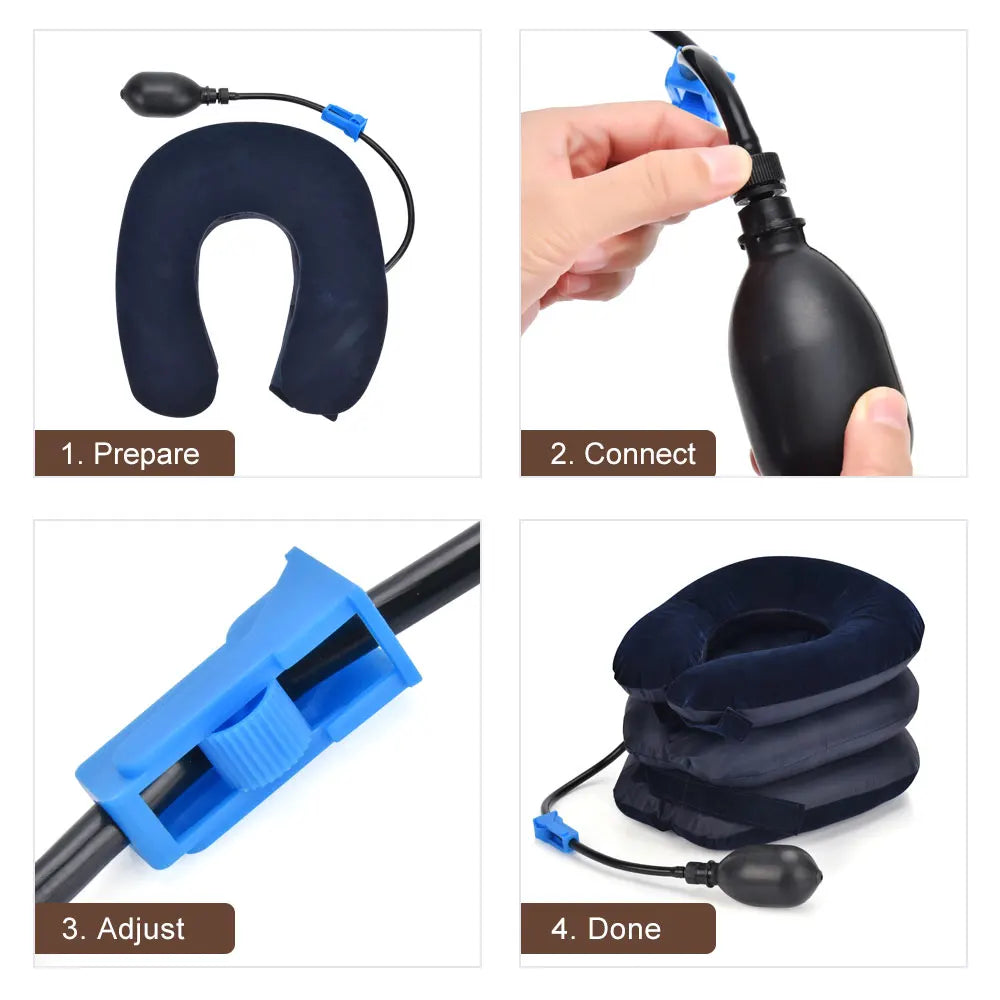 Oreiller Novaelia™ de relaxation gonflable