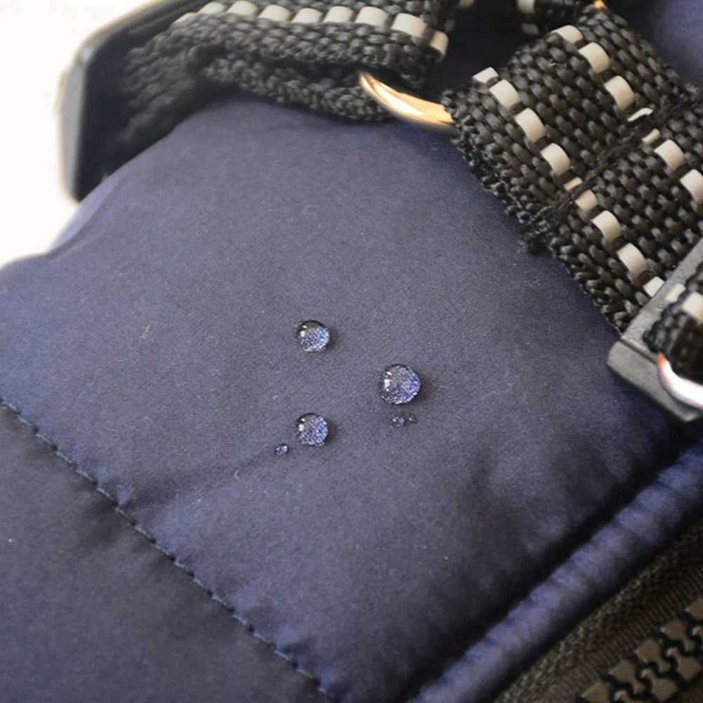 Veste d'hiver Novaelia™  imperméable avec harnais intégré pour chien